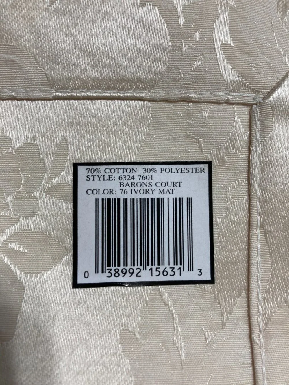 NWOT Vintage Waterford Placemats Damask Barons Court Table Linens Set of 4